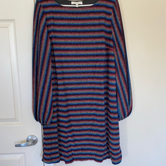 Anthropologie rainbow shimmer tunic dress - Picture 3 of 4